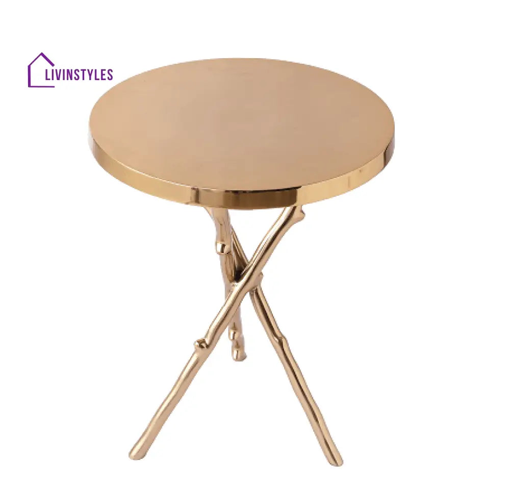 Bamboo Table Gold