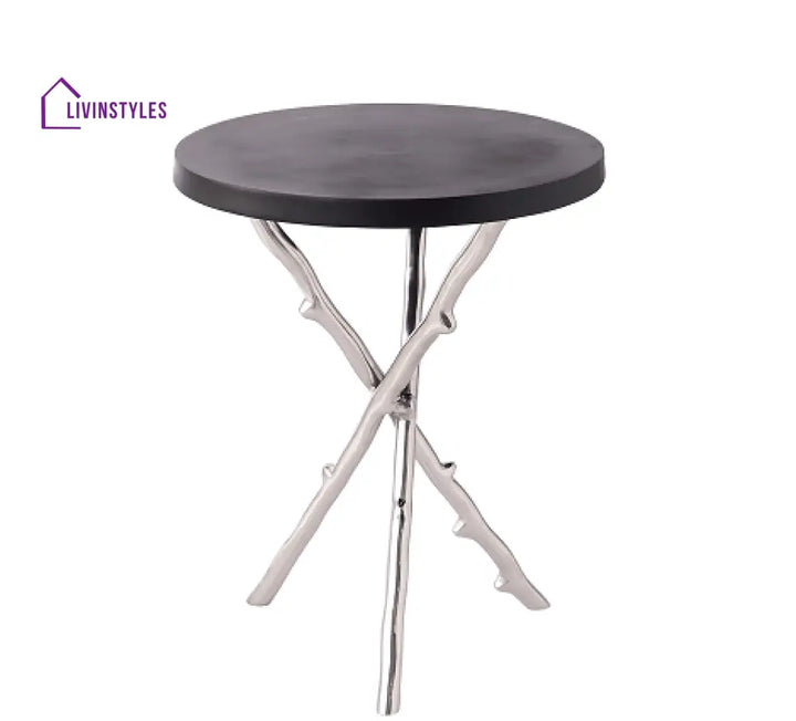 Bamboo Table Silver