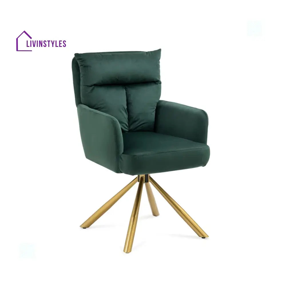 Baroque Velvet Lounge Chair Blgreenue Furniture