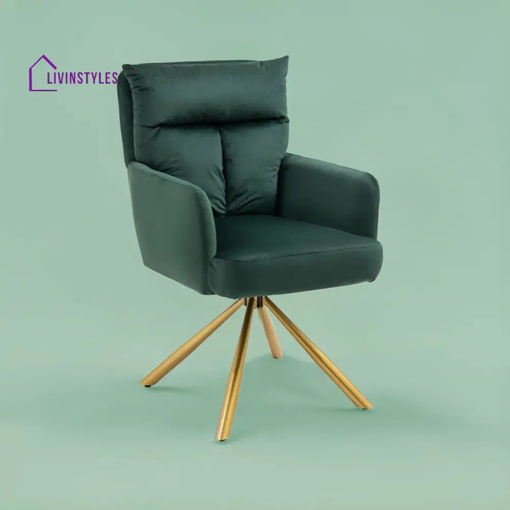 Baroque Velvet Lounge Chair Blgreenue Furniture