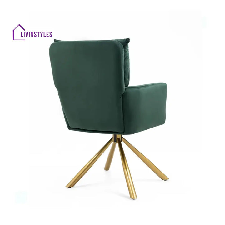 Baroque Velvet Lounge Chair Blgreenue Furniture