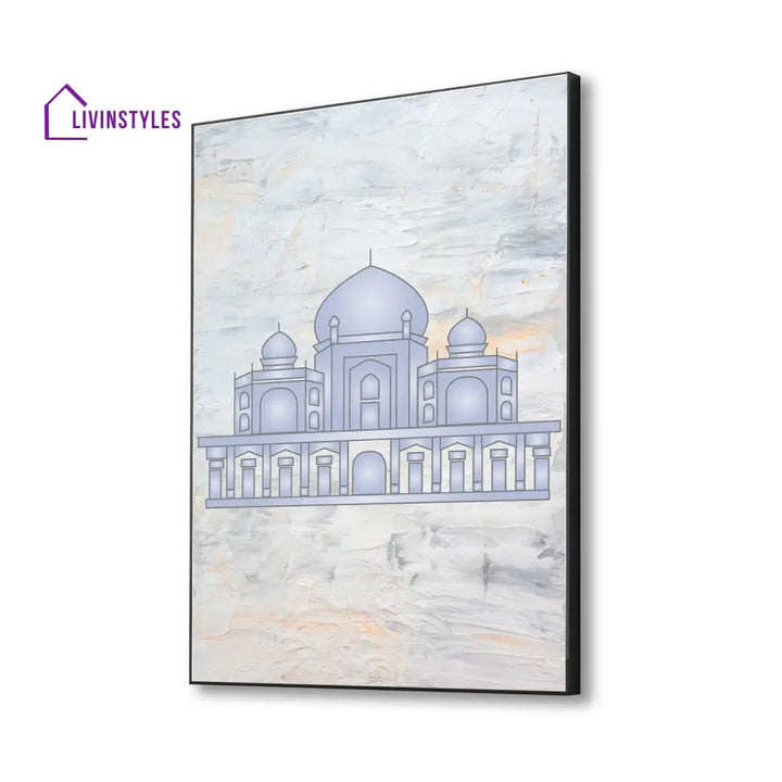 Beautiful Islamic Tomb Wall Painting