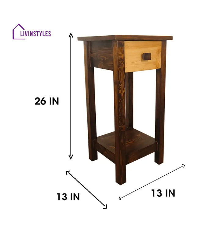 Benedict Solid Wood End Table Furniture