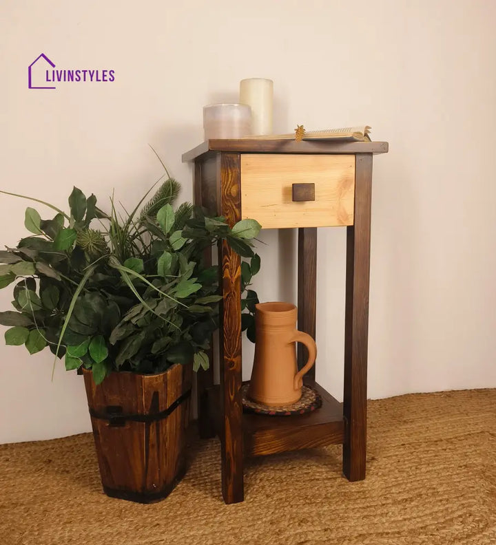 Benedict Solid Wood End Table Furniture