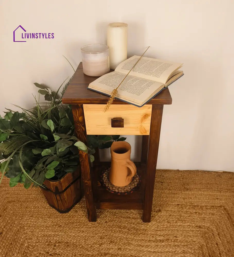 Benedict Solid Wood End Table Furniture