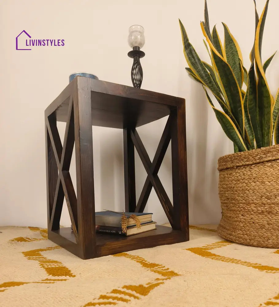 Bert Solid Wood End Table Furniture