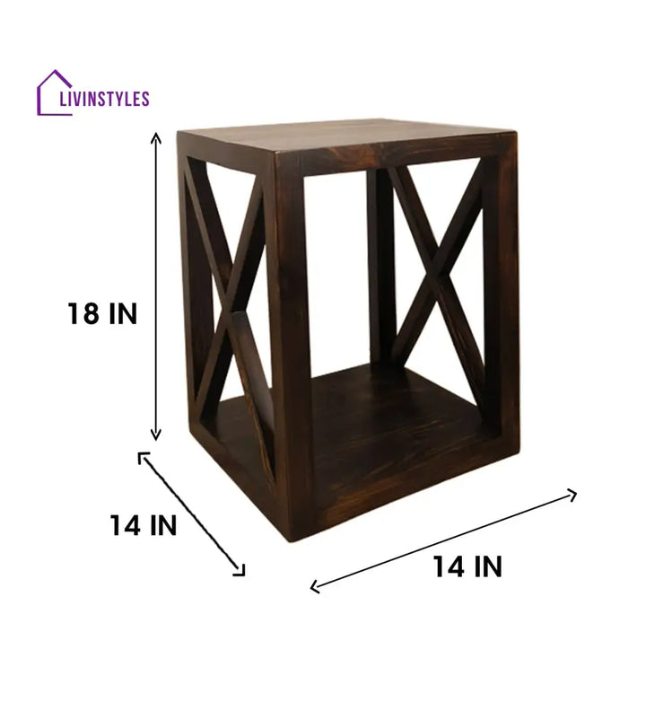 Bert Solid Wood End Table Furniture