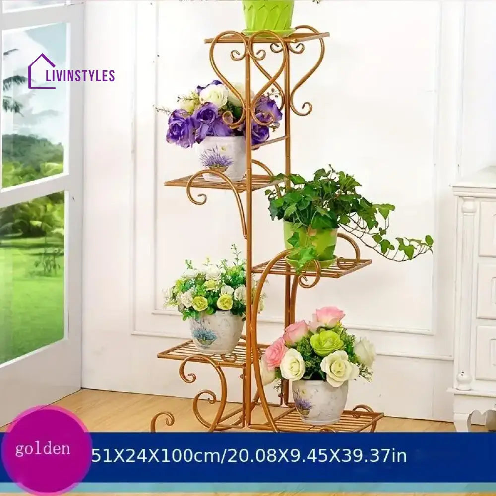 Bharat Metal Plant Stand For Balcony