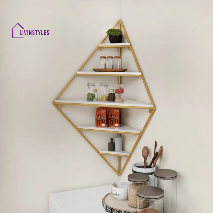 Bhaswar Metal Wall Shelves