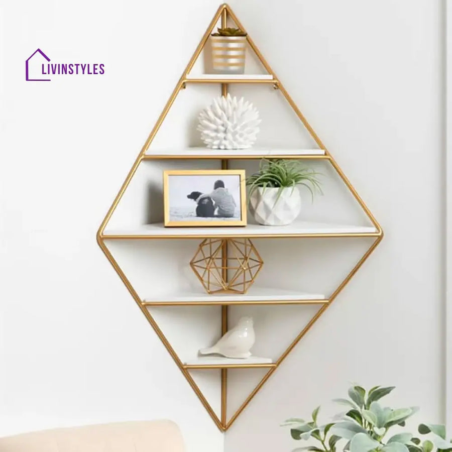 Bhaswar Metal Wall Shelves