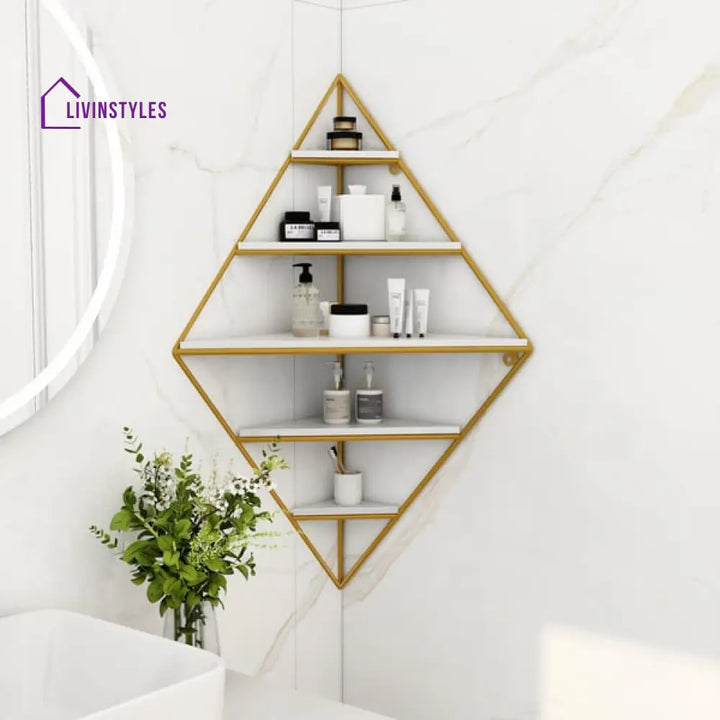 Bhaswar Metal Wall Shelves