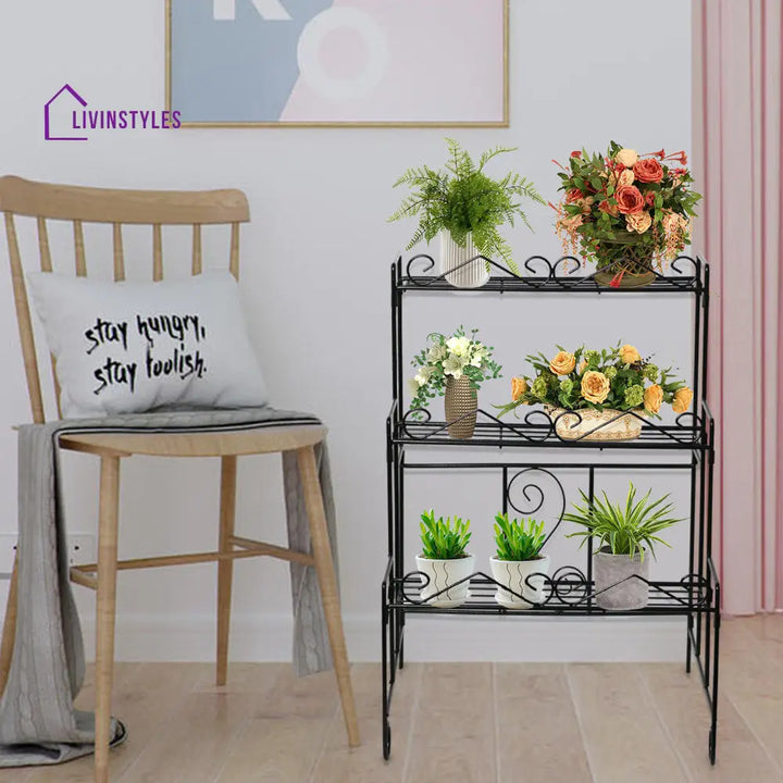 Bhavana Metal Plant Stand For Balcony