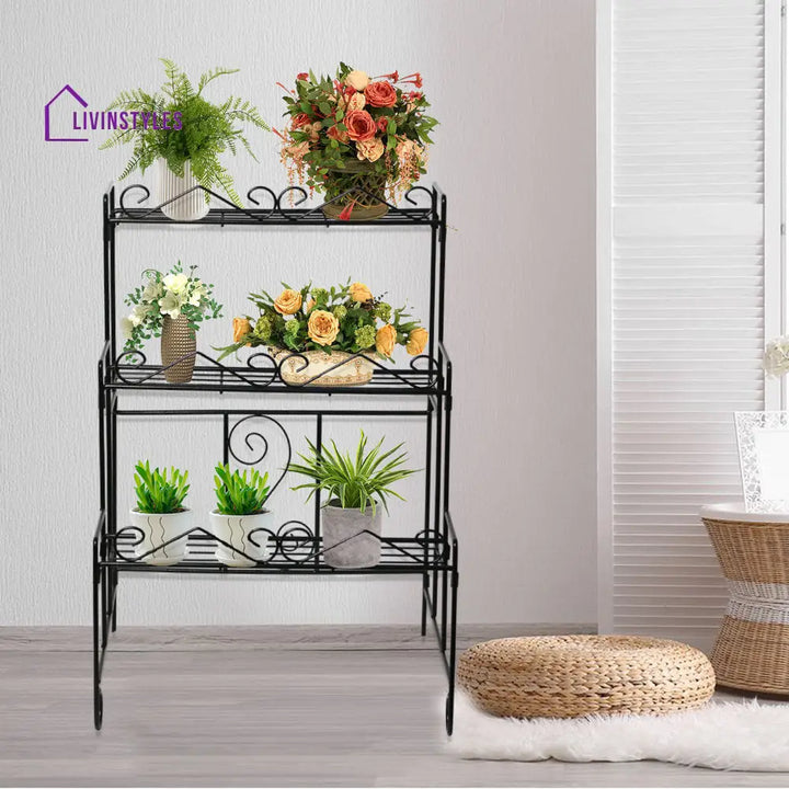 Bhavana Metal Plant Stand For Balcony