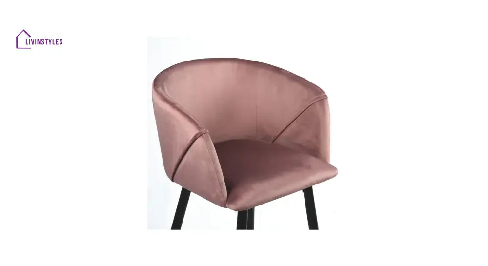 Pink Color Clea Counter Stool