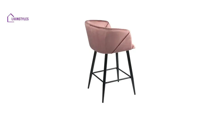 Pink Color Clea Counter Stool