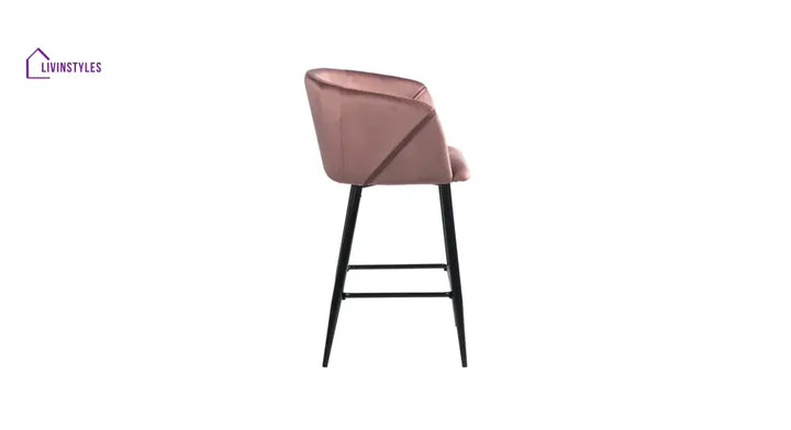 Pink Color Clea Counter Stool