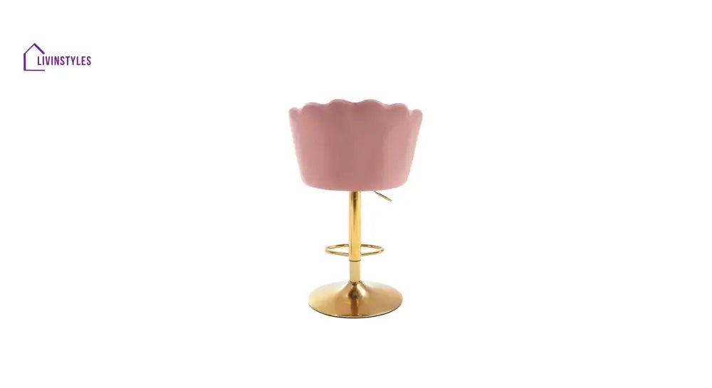 Bhavesh Pink Color Avidan Bar Stool