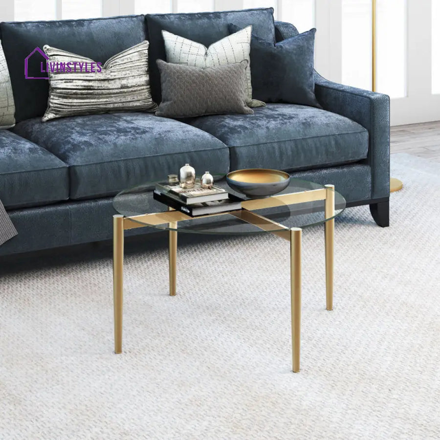 Bhavya Metal Coffee Table For Living Room