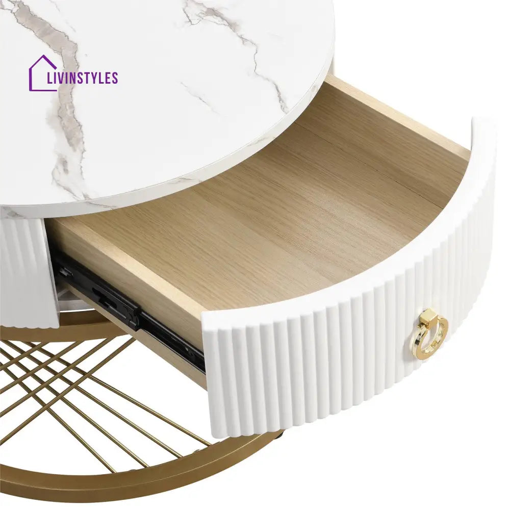 Bina Round Coffee Table For Living Room