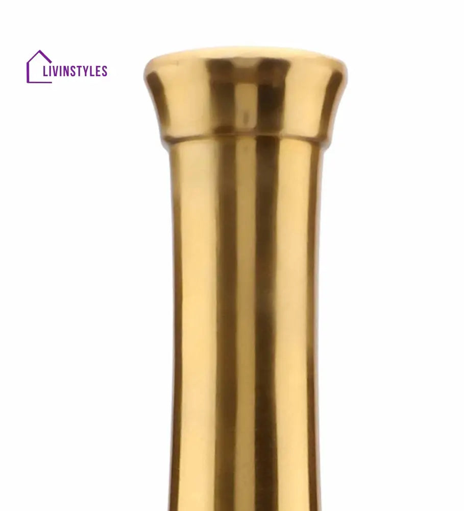 Black And Gold Champagne Large Bottle Vase