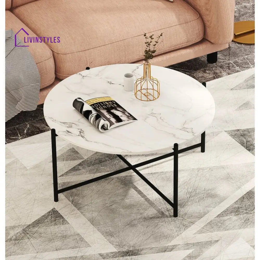 Black Cross Leg Coffee Table Coffee Tables