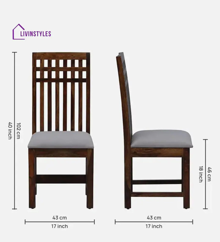 Bliss Sheesham Wood 6 Seater Dining Set Dining Set