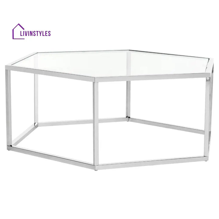 Bliss Stainless Steel Coffee Table For Living Room