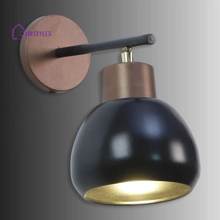 Bon-Bon Black Metal Wall Light By Ss Lightings Lamp