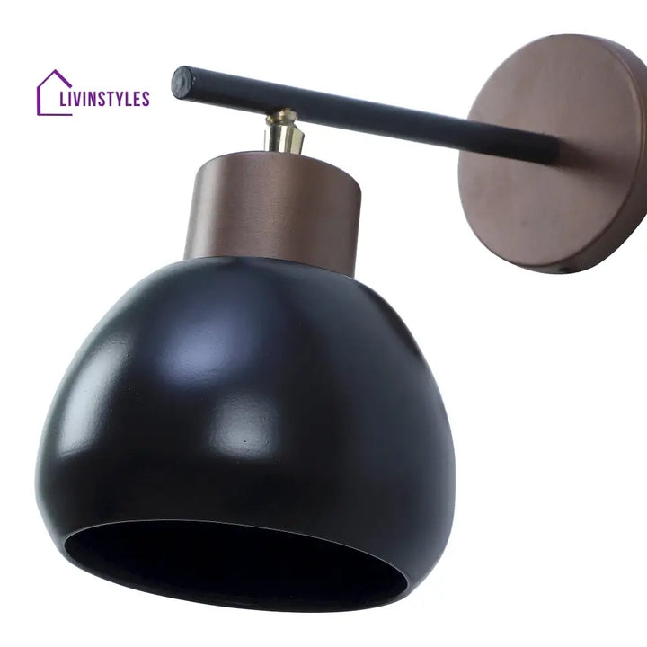 Bon-Bon Black Metal Wall Light By Ss Lightings Lamp