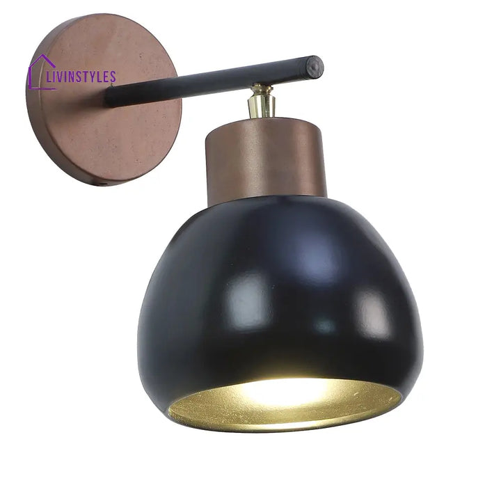 Bon-Bon Black Metal Wall Light By Ss Lightings Lamp