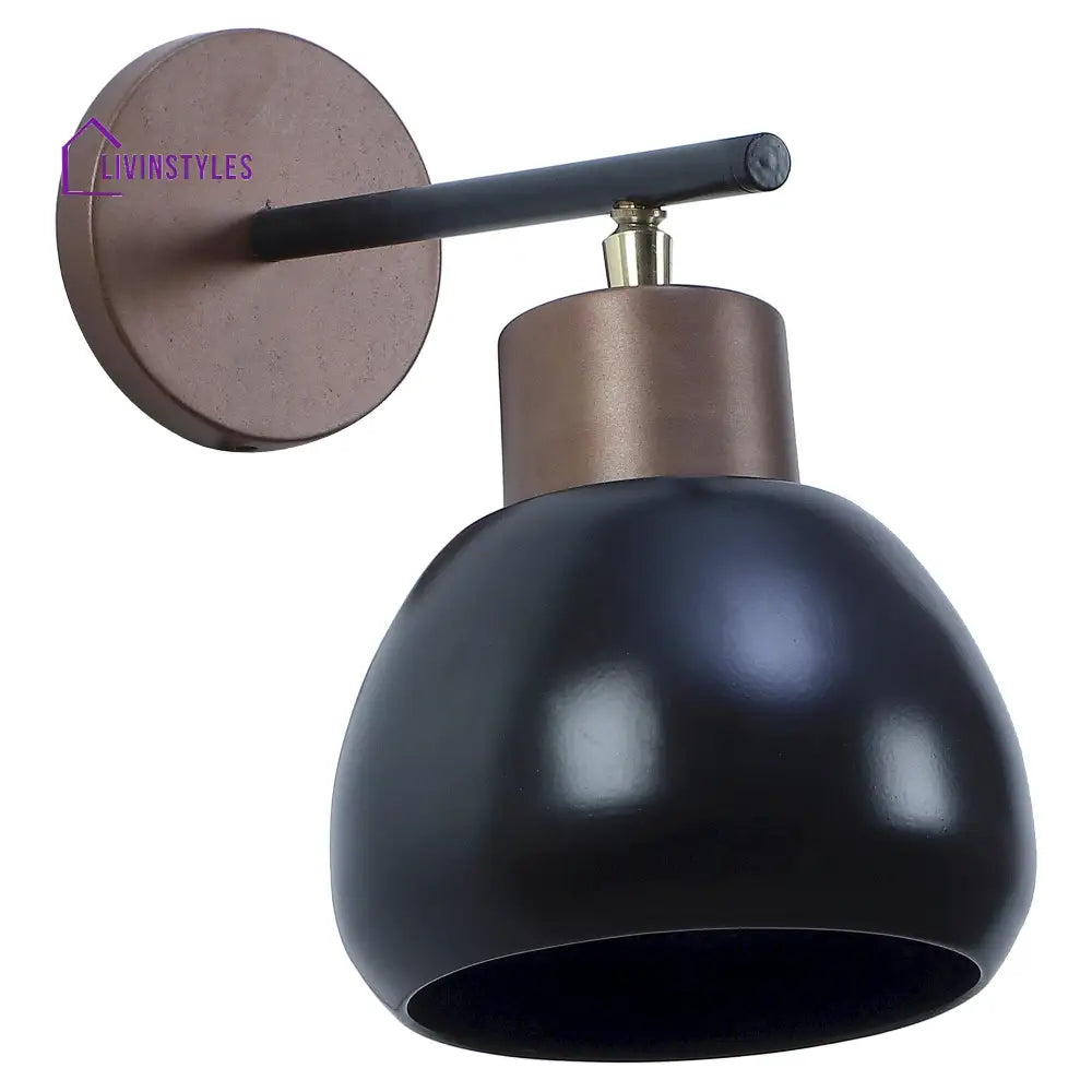 Bon-Bon Black Metal Wall Light By Ss Lightings Lamp