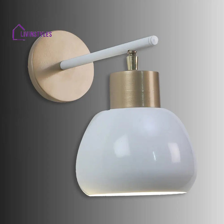 Bon-Bon White Metal Wall Light By Ss Lightings Lamp