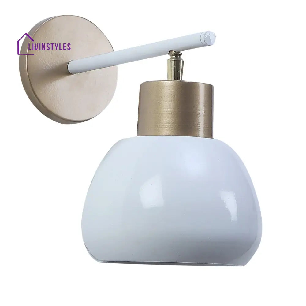 Bon-Bon White Metal Wall Light By Ss Lightings Lamp