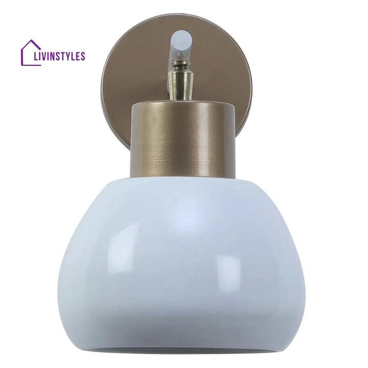 Bon-Bon White Metal Wall Light By Ss Lightings Lamp