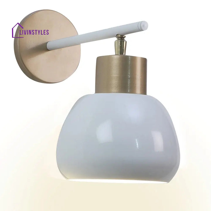 Bon-Bon White Metal Wall Light By Ss Lightings Lamp