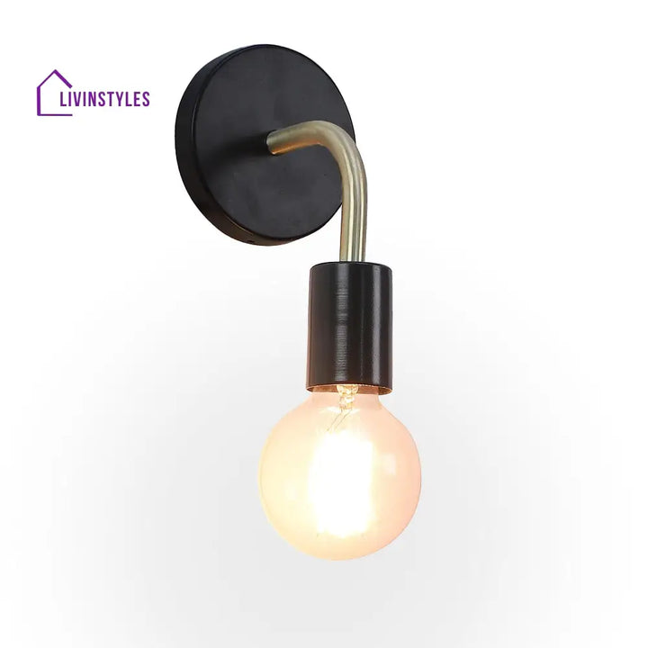 Brass Black Metal Wall Light By Ss Lightings Lamp