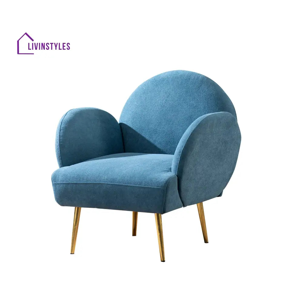 Breezy Blue Lounge Chair Furniture