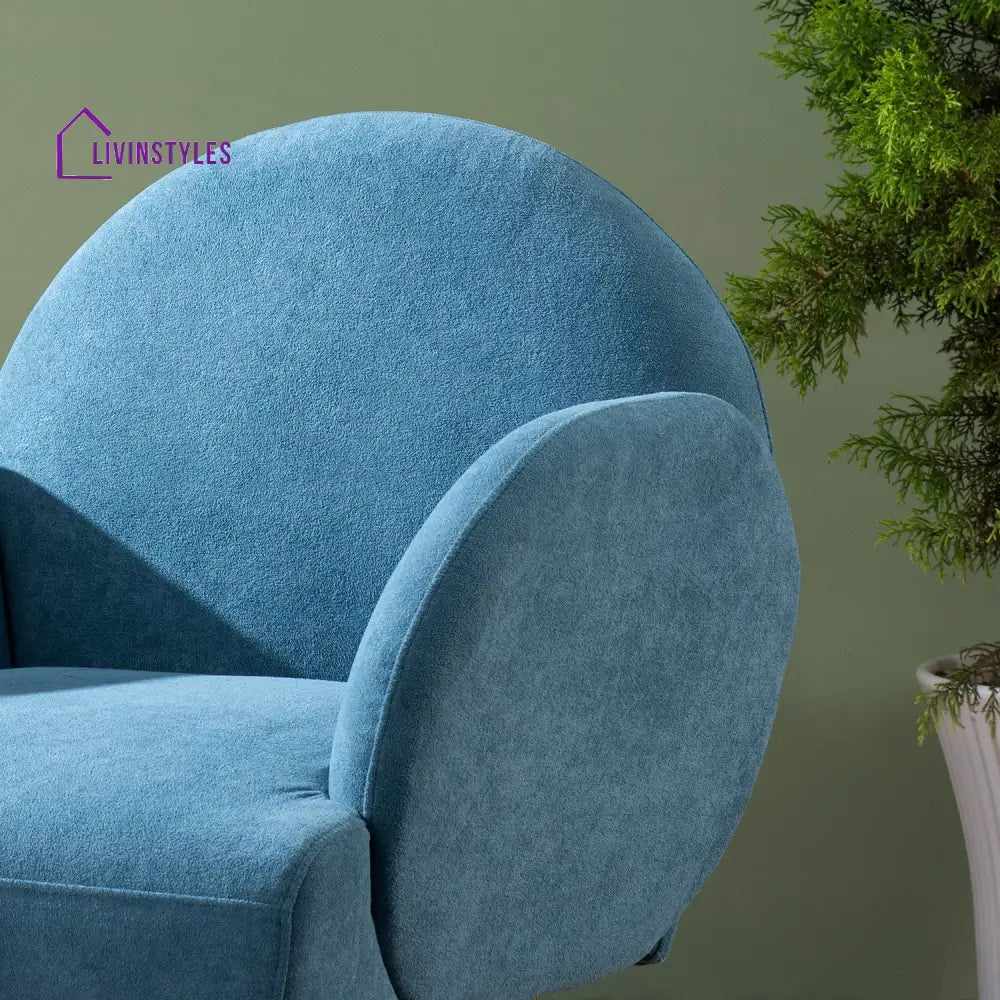 Breezy Blue Lounge Chair Furniture