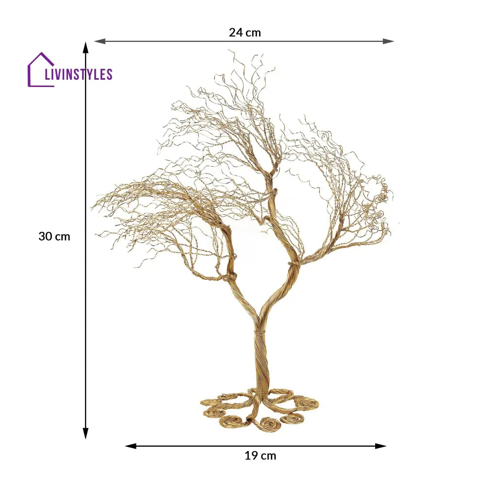 Breezy Branches Tree Sculpture In Silver Decorative