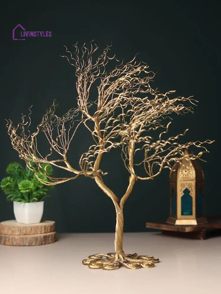 Breezy Branches Tree Sculpture In Silver Decorative