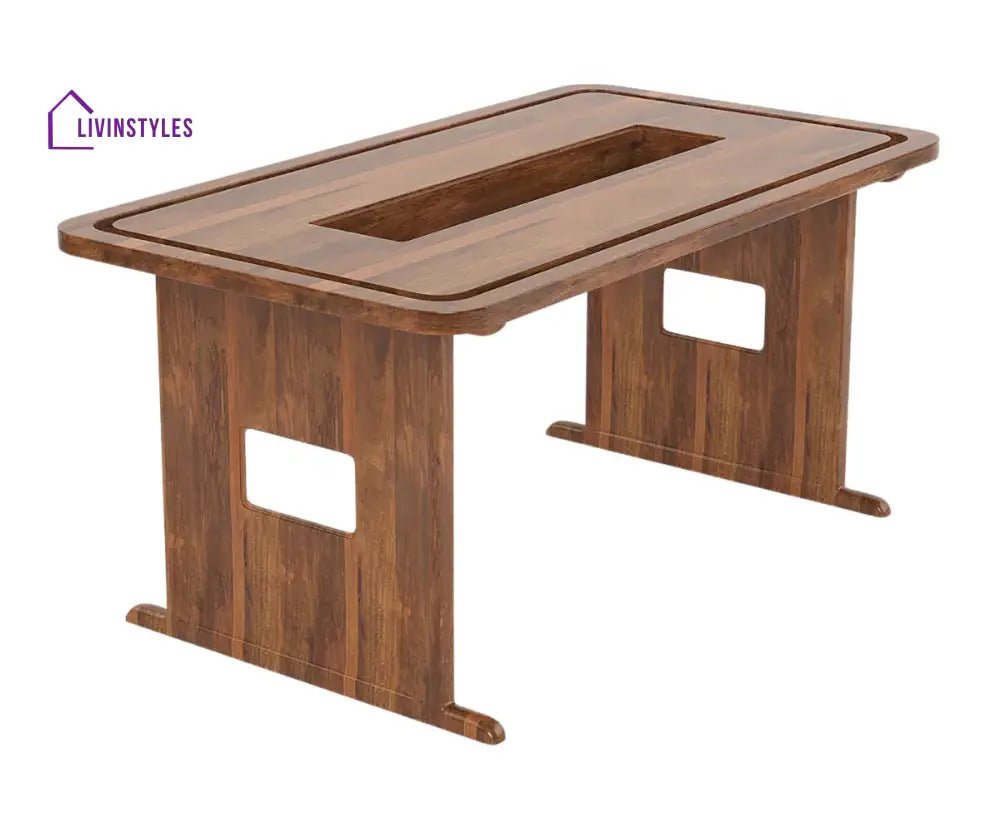 Bronislava Wooden Dining Table