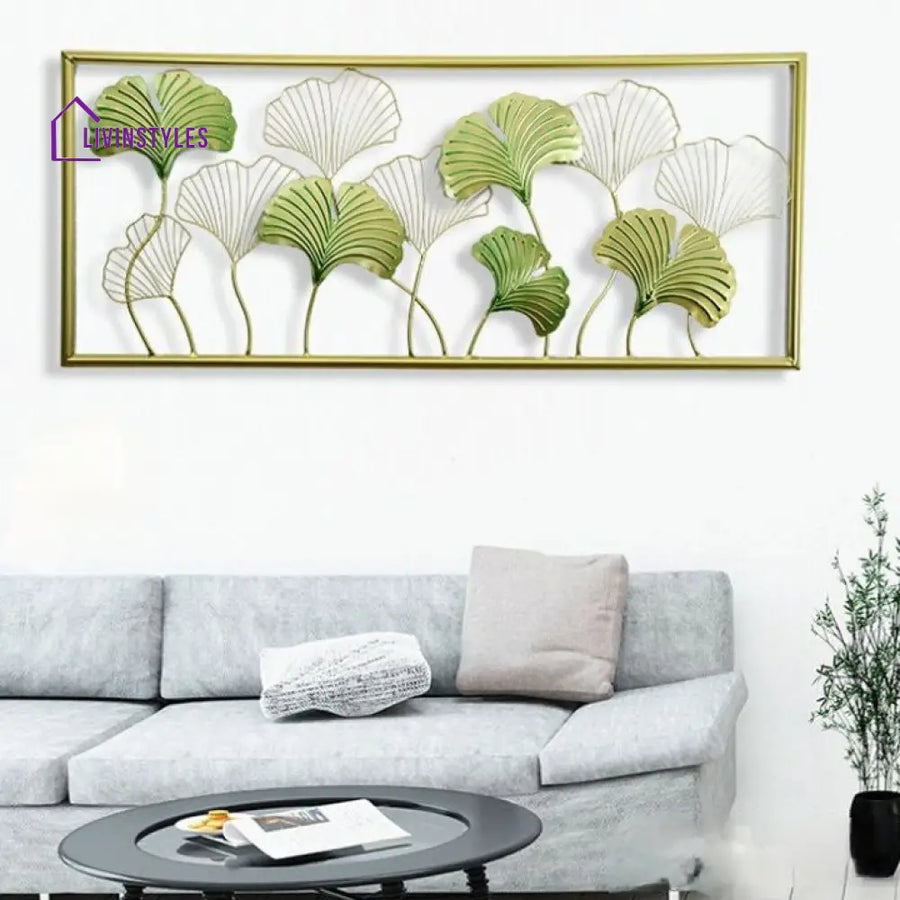 Caitlin Green Leaf Metal Wall Art