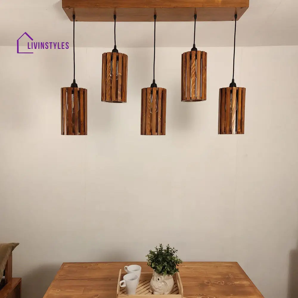 Casa Brown 5 Series Hanging Lamp Lamps