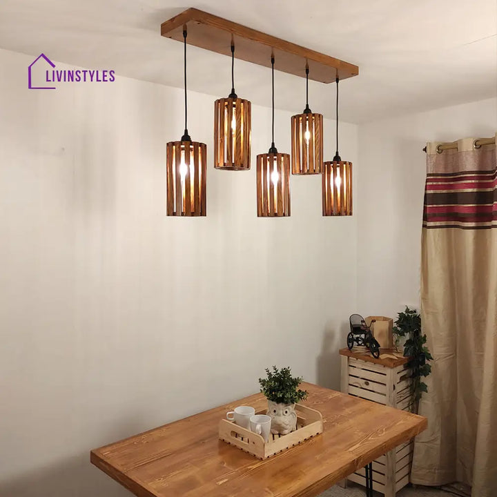 Casa Brown 5 Series Hanging Lamp Lamps