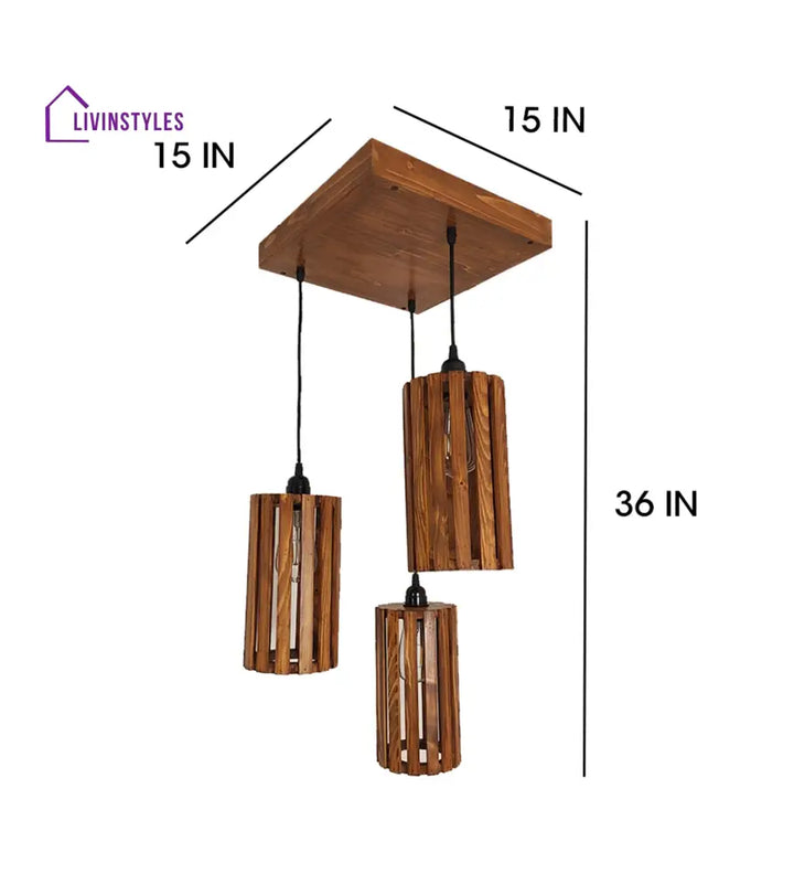 Casa Brown Cluster Hanging Lamp Lamps