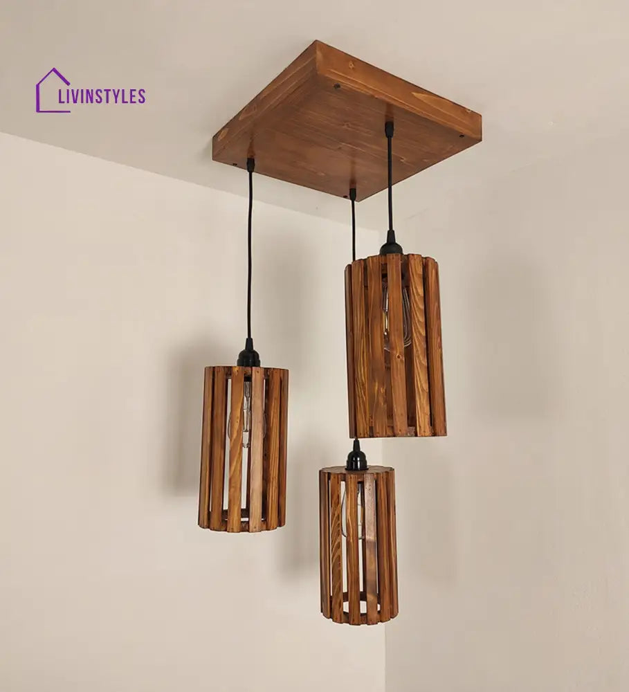 Casa Brown Cluster Hanging Lamp Lamps