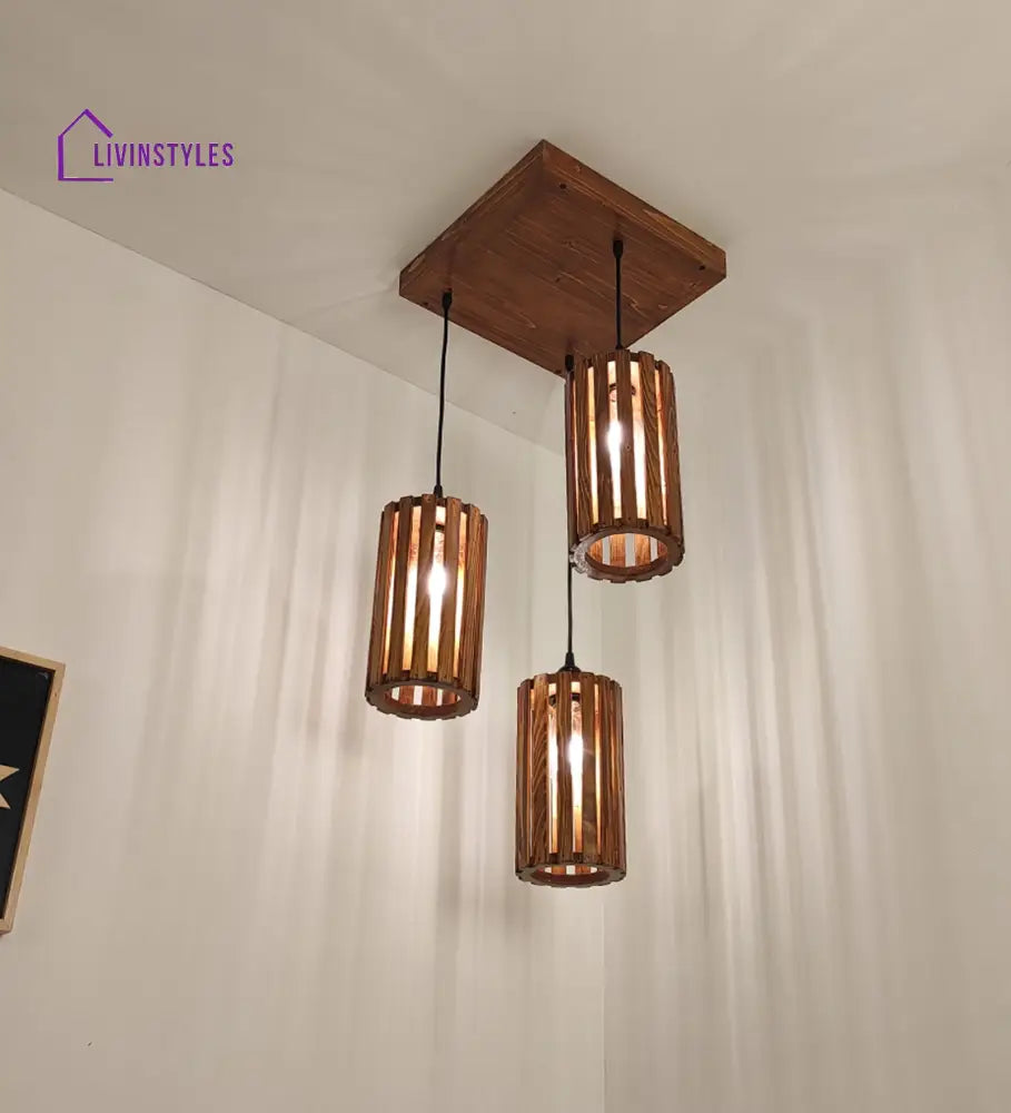 Casa Brown Cluster Hanging Lamp Lamps