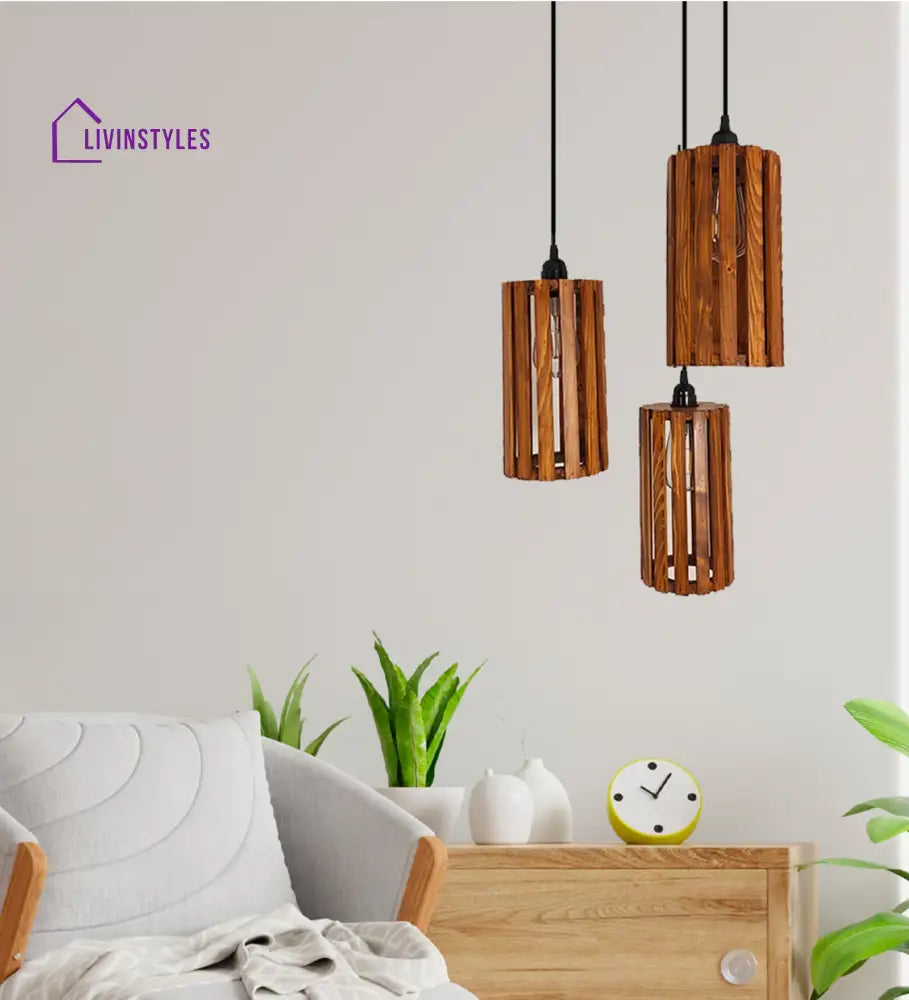 Casa Brown Cluster Hanging Lamp Lamps