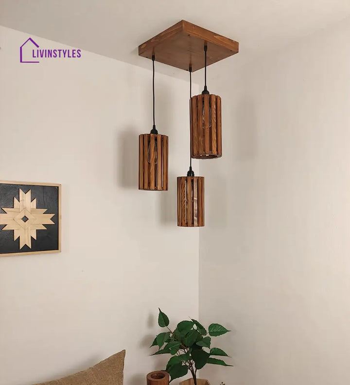 Casa Brown Cluster Hanging Lamp Lamps