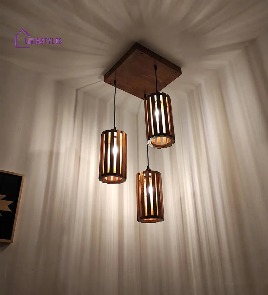 Casa Brown Cluster Hanging Lamp Lamps